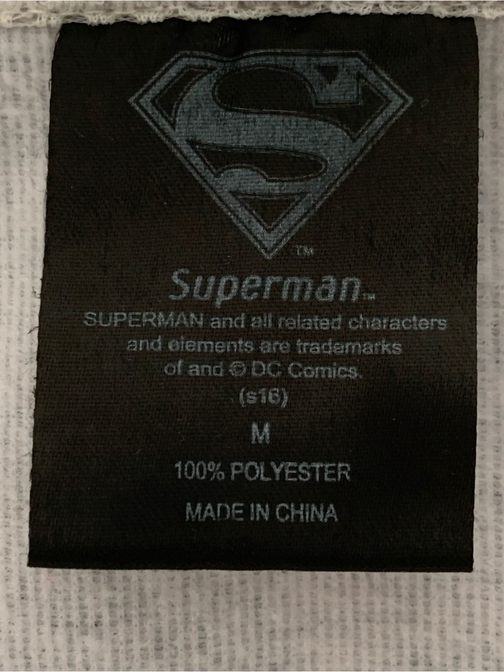 DC Comics Superman Gray Black Full Zip Hoodie M Vintage - Picture 2 of 13